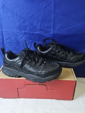 Red Wing Shoes Black Leather Trail Sneakers